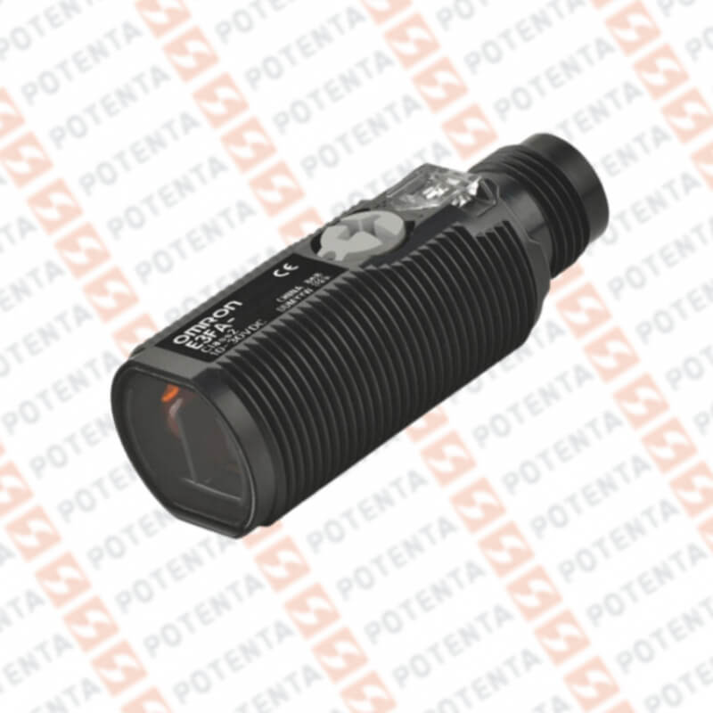 Sensor foto difuso M18 plastico, 300mm, 10-30Vdc, pnp/lo-do, Con=m12-4p, ip69K, Omron