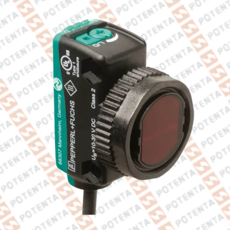 Sensor foto difuso Rectangular M18, 800mm, 10-30Vdc, 2push-pull IOlink, Con=m12-4p, ip69k, P+F