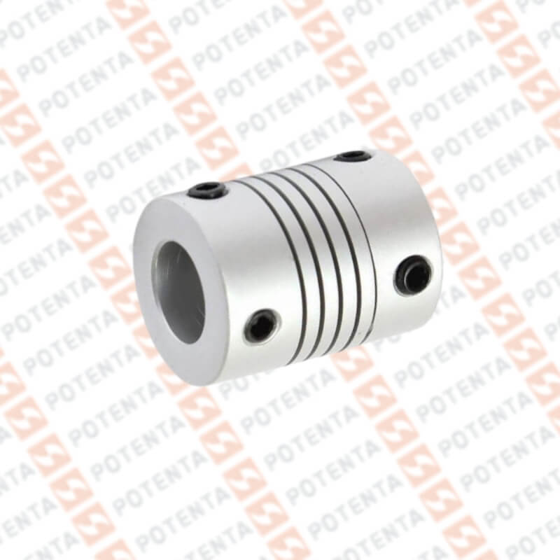 Acople flexible aluminio, eje=10x10mm, d/externo=25mm, l=24mm, Lika