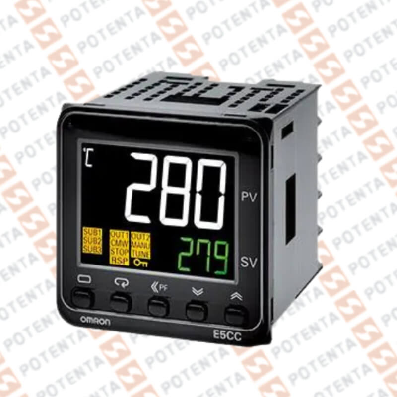 Controlador temperatura/proceso, 48x48mm, universal, 100-240Vac, 4-20ma, 2universal, terminal, Omron