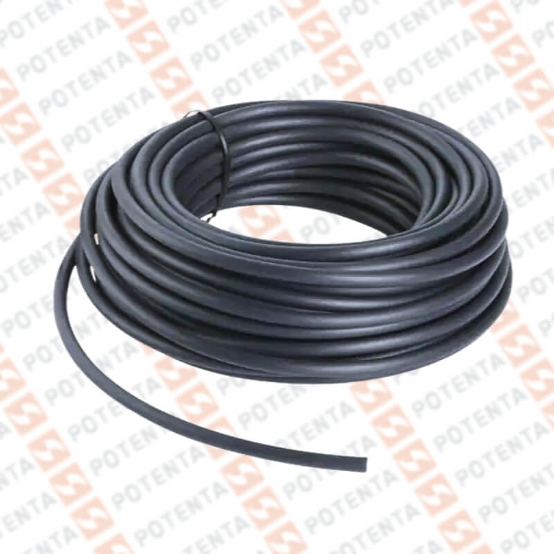 Cable, pur negro 5 hilos 22awg blindado, rollo 100m, P+F