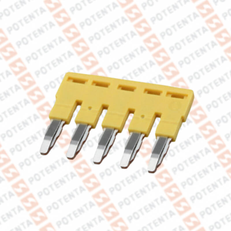 Puente amarillo, 5polos para s2.5mm, Omron