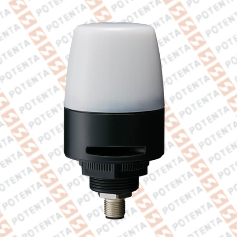 Luz indicación NE, d=52mm, 7 colores/sonido, 24Vdc, 88db, m12-5p, io-link, Patlite