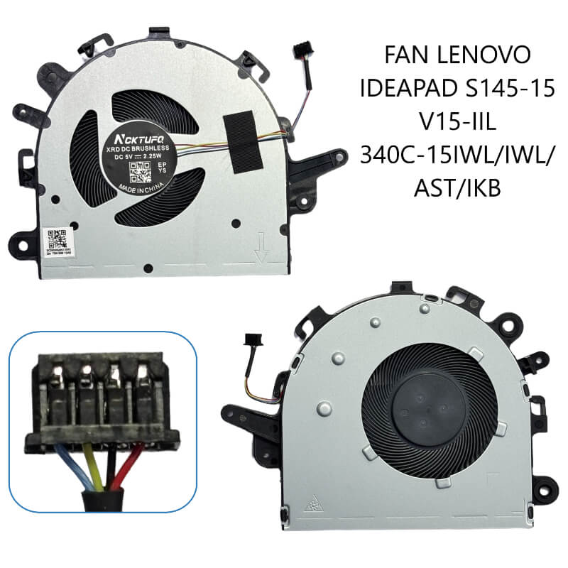 FAN LENOVO IDEAPAD S145-15 V15-IIL 340C-15IWL/IWL/AST/IKB
