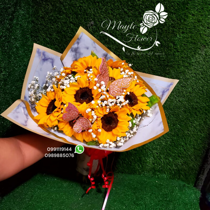 Buchon Pequeño de Girasoles Coreano
