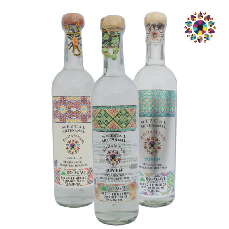 KIT BODAMTAM – La Trilogía de Mezcales Artesanales de México | Cenizo, Castilla y Masparillo 42°