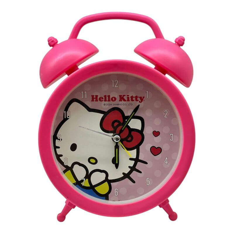 Despertador Hello Kitty 18cm: ¡Despierta con Ternura! Diseño Kawaii, Silencioso y Fácil de Usar