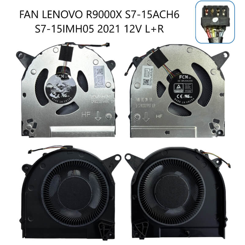 FAN Lenovo R9000X S7-15ACH6 S7-15IMH05 2021 12V L+R