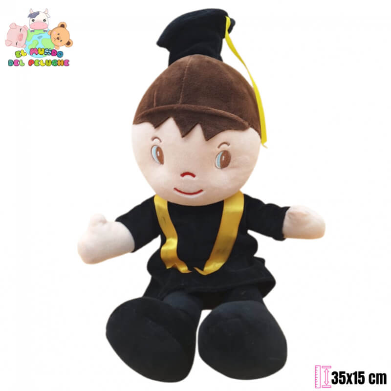 Peluche Graduación Niño o Niña #2 | 35x15 cm | El Mundo del Peluche