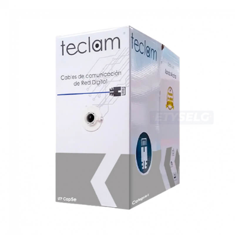 Cable UTP Cat5e Interior CCA | 305 m Blanco