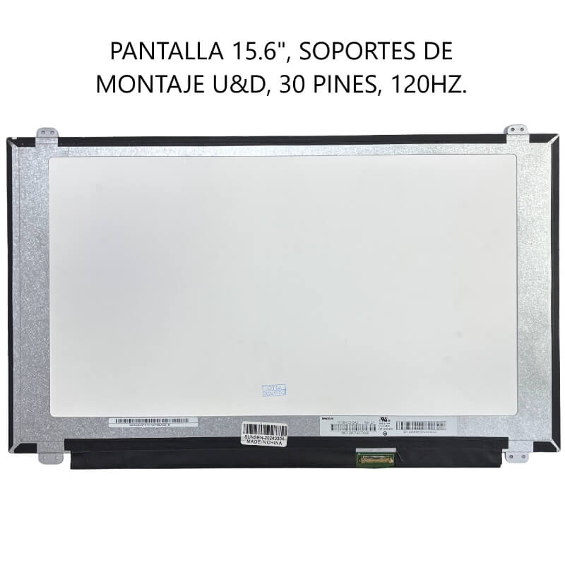 PANTALLA 15.6 U&D 30P 120HZ