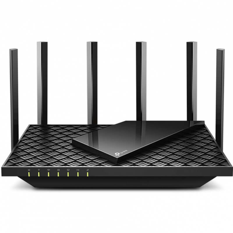 Router Wi-Fi 6 AX5400 de Banda Dual con 6 Antenas y USB 3.0 | Potencia para Videovigilancia, Streaming y Hogares Inteligentes