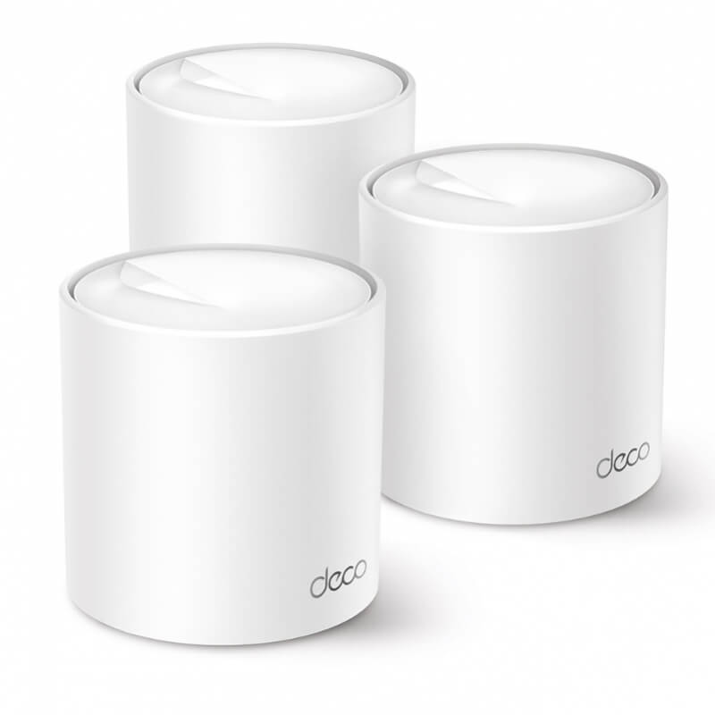 TP-Link Deco X50 (3 Pack) – Sistema Wi-Fi 6 Mesh AX3000 | Cobertura Total para Hogares Inteligentes | HomeShield y Control por Voz | Ideal