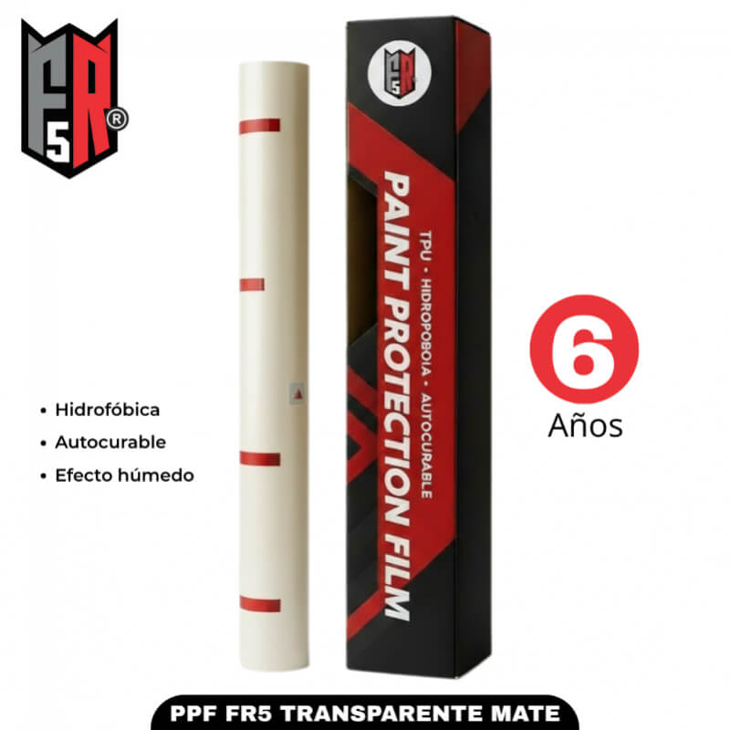 PPF FR5 Transparente Mate V6 Rollo 15 m | Acabado sofisticado y protección 6 años | Distribuidora FerRen