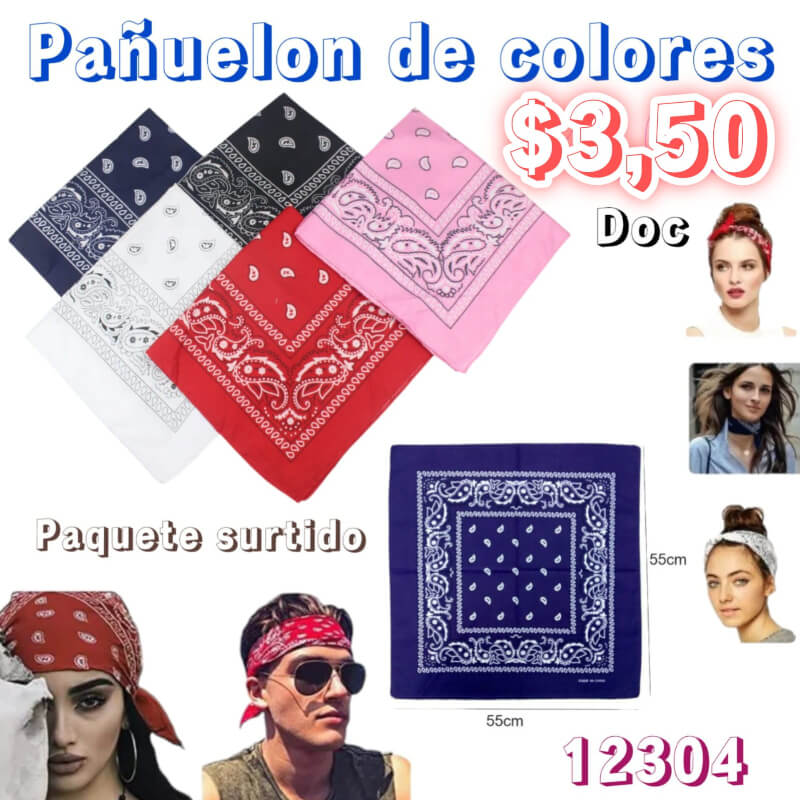 PAÑUELON DE COLORES