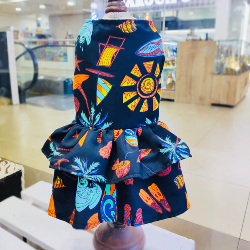 VESTIDO NEGRO PLAYERO