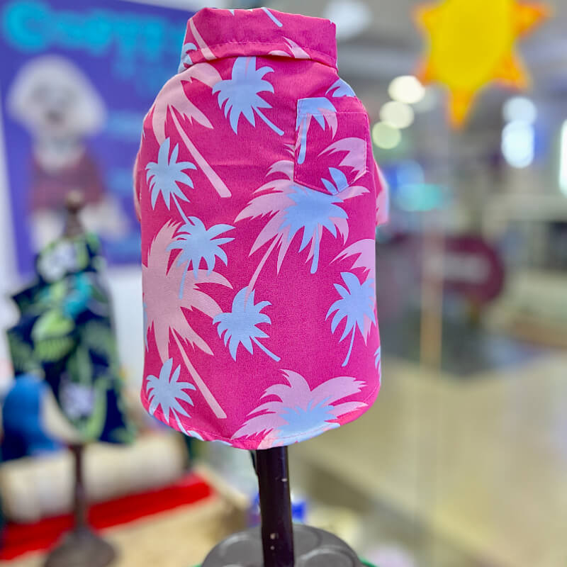 CAMISA ROSADA PLAYERA PARA PERRITOS Y GATITOS