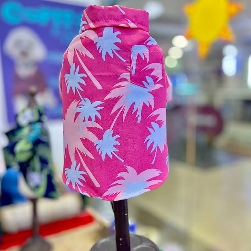 CAMISA ROSADA PLAYERA PARA PERRITOS Y GATITOS TALLAS XS/S