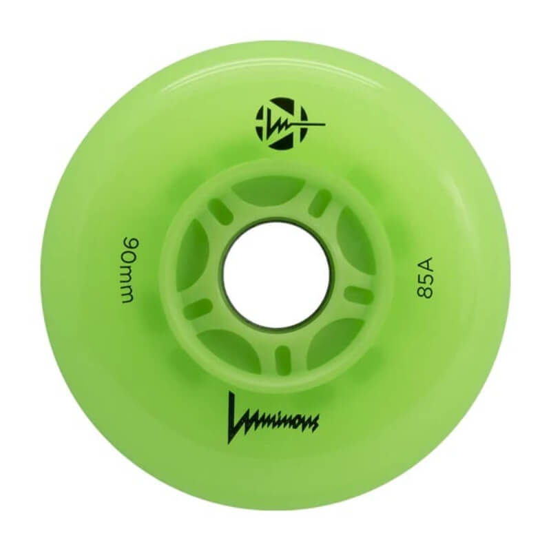 Ruedas Luminous 90mm Verdes