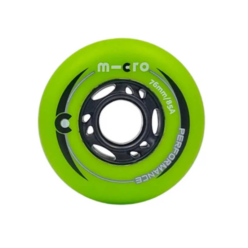 Ruedas Micro Performance Verdes 80mm