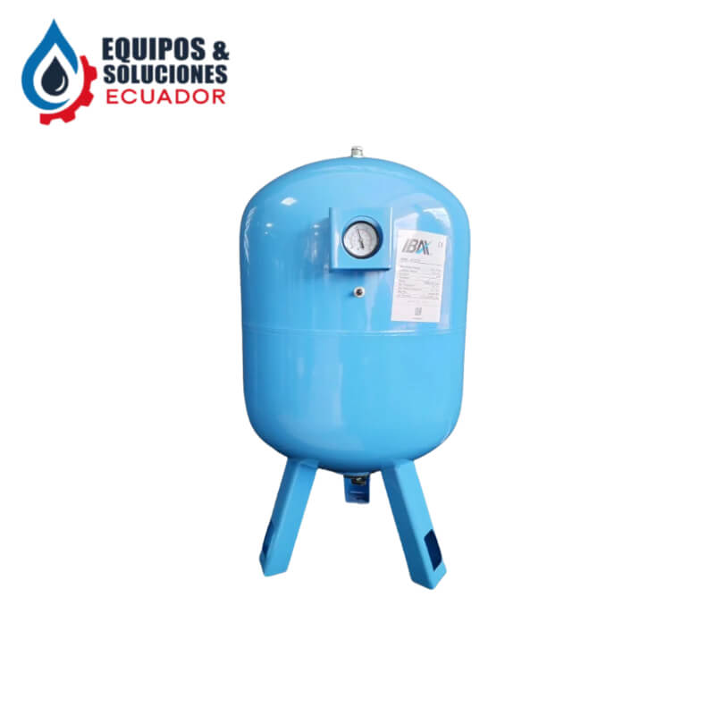 Tanque de Presión 300L Vertical Hidroneumático Ibax | Equipos & Soluciones Ecuador