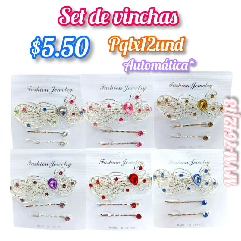 SET DE VINCHAS AUTOMATICAS
