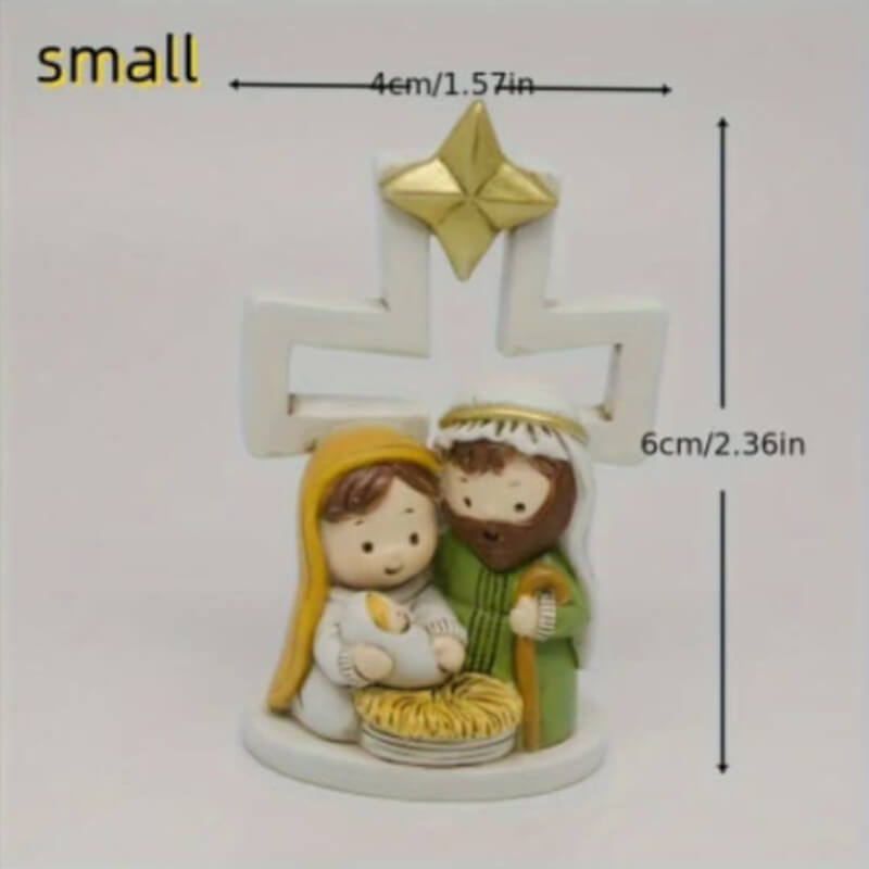 Combo (3) molde de silicona con diseño de Mini Pesebre de para uso en Velas, Jabones, resina, chocolate o yeso (precio unitario en la descripción)