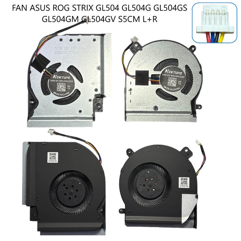 FAN Asus Rog Strix GL504 GL504G GL504GS GL504GM GL504GV S5CM L+R