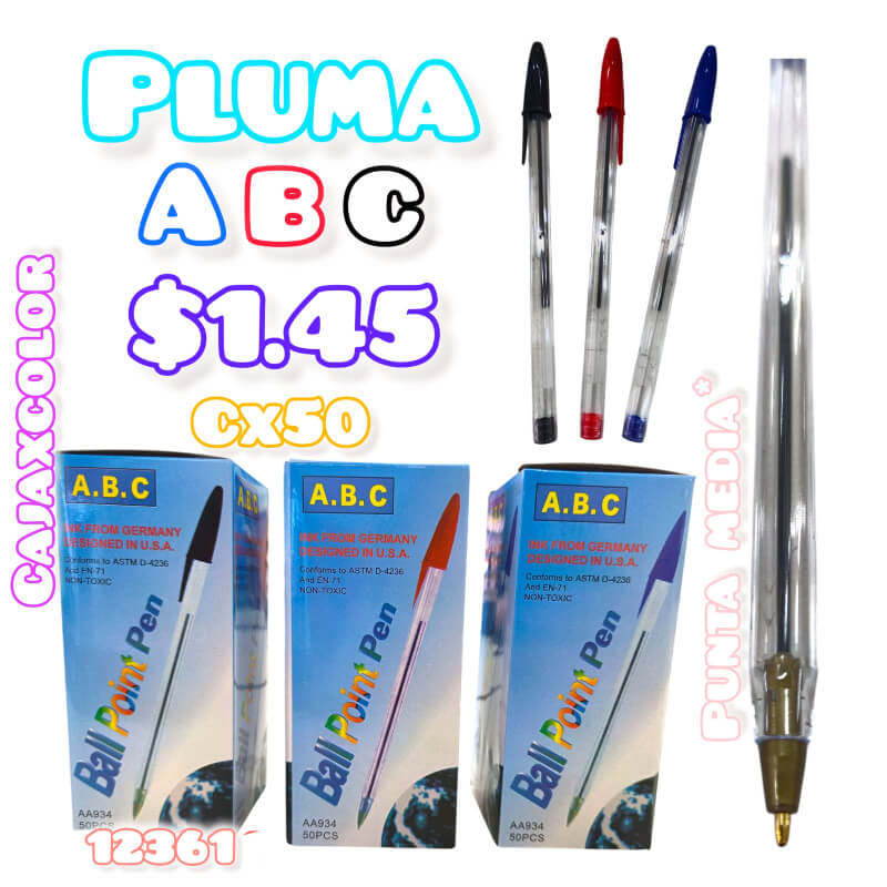 PLUMAS ABC