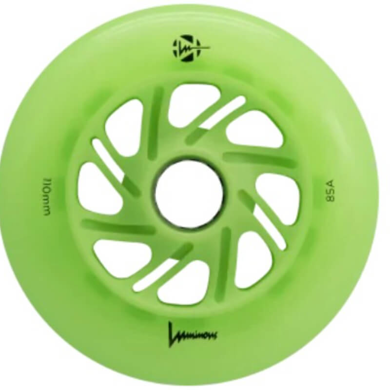 Ruedas Luminous 110mm Verdes