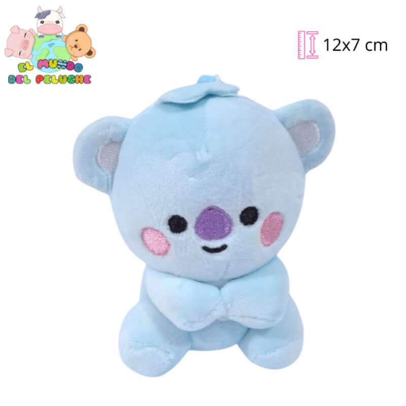 Llavero de Peluche Personajes BTS | 12x7 cm | El Mundo del Peluche