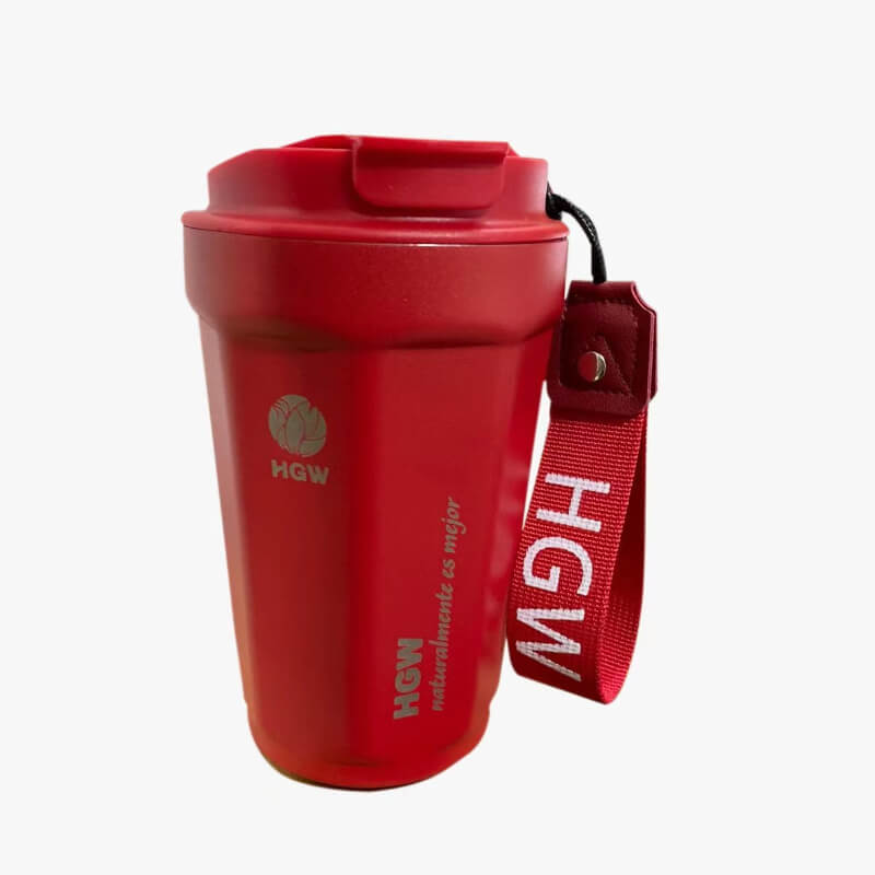 Vaso Térmico Hermético Acero Inoxidable Rojo - Bebidas Frías y Calientes