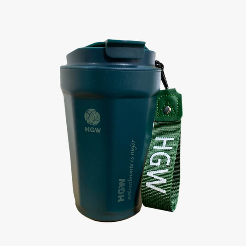 Vaso Térmico Verde 300ml - Ideal para Café y Té. ¡Mantiene tu Bebida Caliente/Fría por Horas!