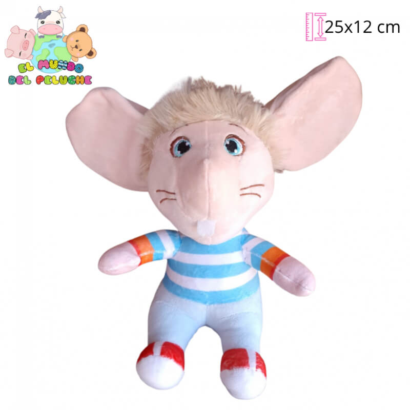 Peluche Topo Gigio | 25x12 cm | El Mundo del Peluche