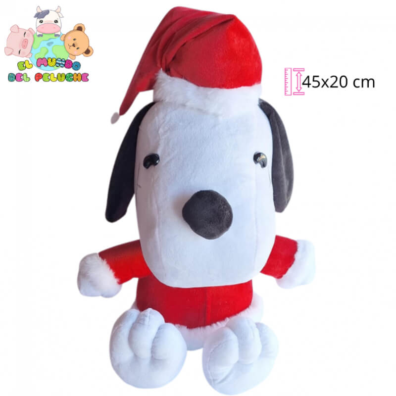 Peluche Snoopy Navideño | 45x20 cm | Edición Especial | El Mundo del Peluche