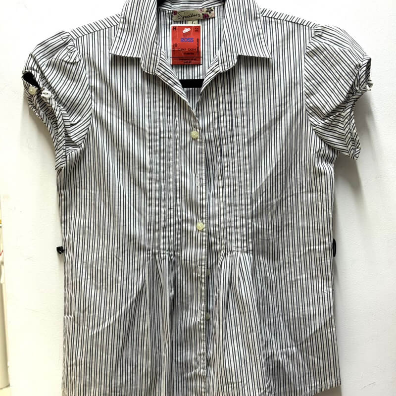 Blusa con rayas talla s