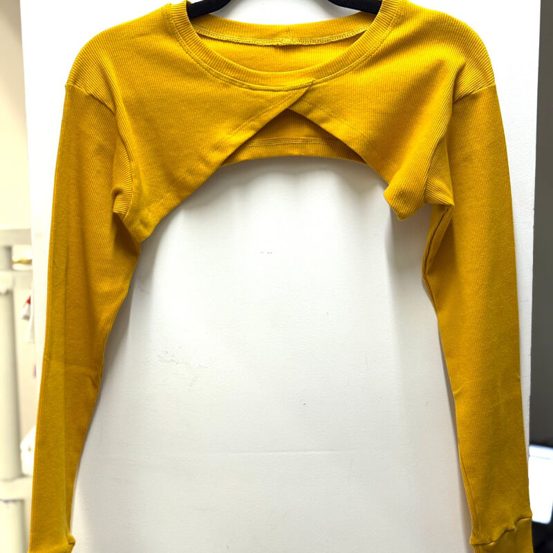 Torera color mostaza talla L