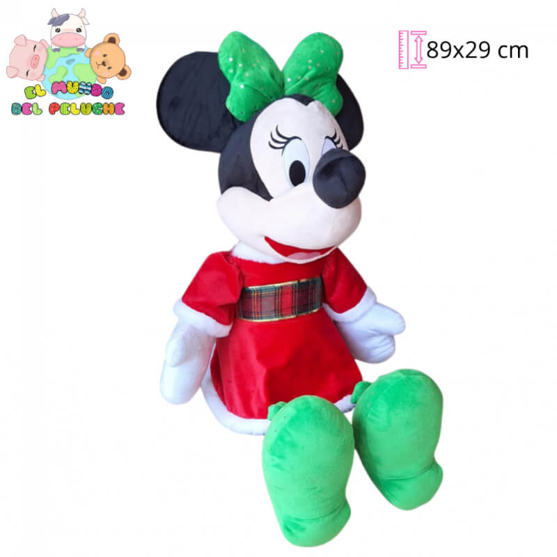 Peluche Minnie #3 Navideña | 89x29 cm | El Mundo del Peluche