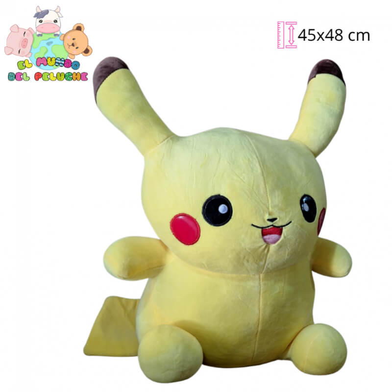 Peluche Pikachu Pokémon | 45x48 cm | El Mundo del Peluche