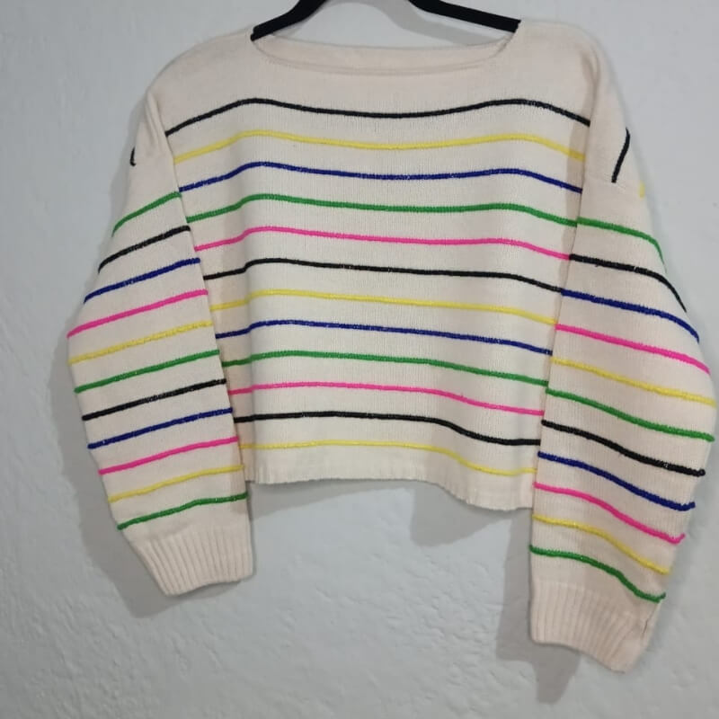 Suéter Rayas Multicolor - Unitalla | Envío Rápido