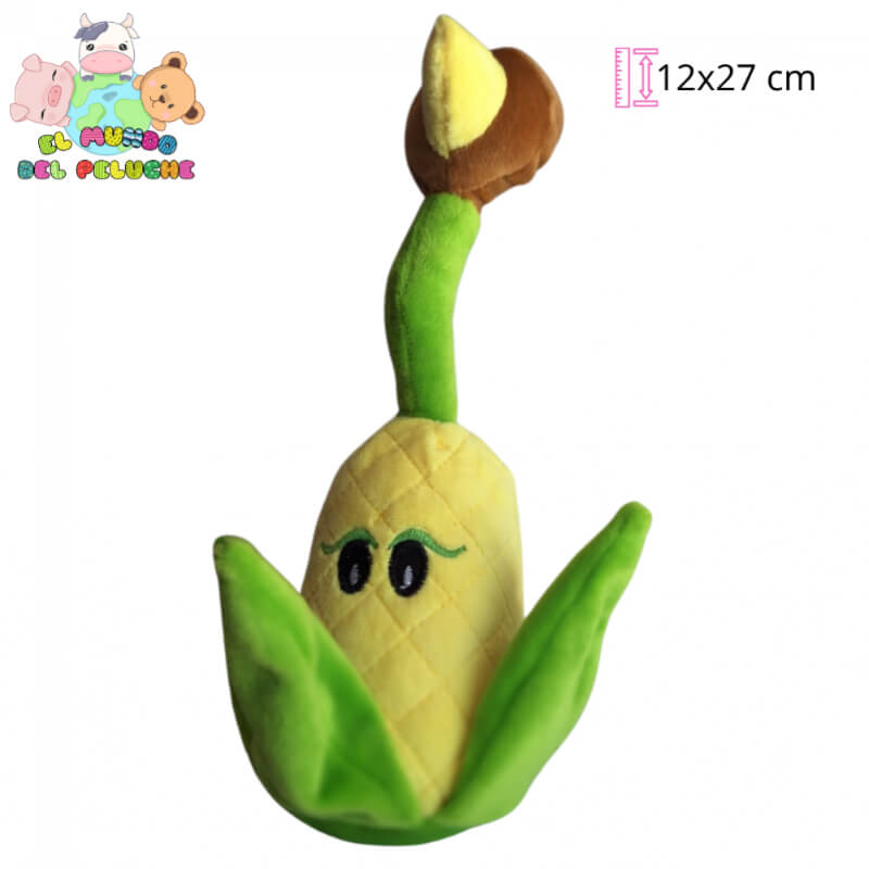 Peluche Lanza Maíz #0 | 12x27 cm | El Mundo del Peluche