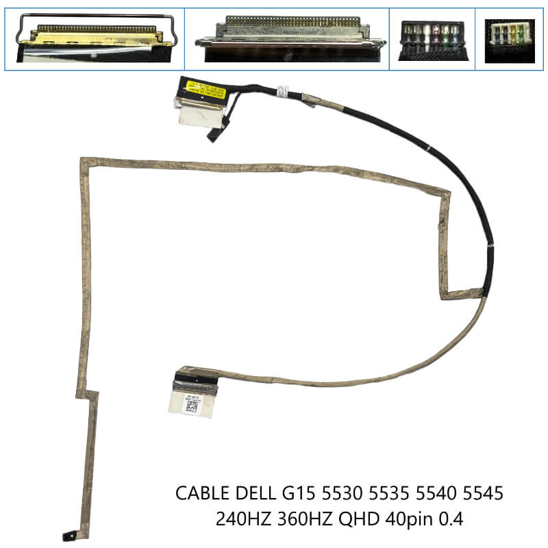 CABLE DELL G15 5530 5535 5540 5545 240HZ 360HZ QHD 40pin 0.4