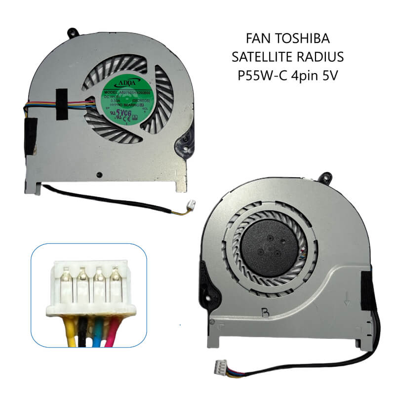 FAN Toshiba Satellite Radius P55W-C 4pin 5V