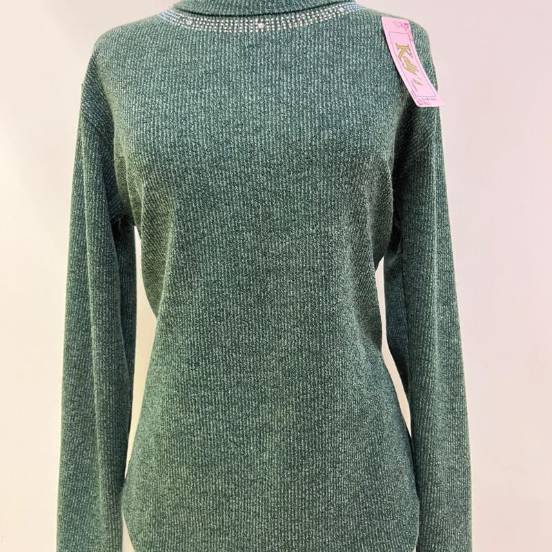 Blusa Verde Brillante Talla Grande: Elegancia y Estilo Deslumbrante