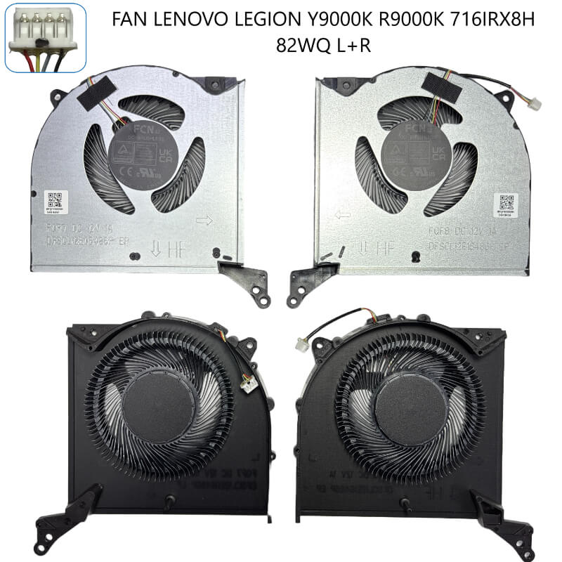 FAN Lenovo Legion Y9000K R9000K 716IRX8H 82WQ L+R