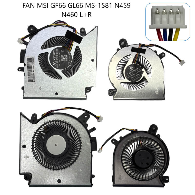 FAN MSI GF66 GL66 MS-1581 N459 N460 L+R