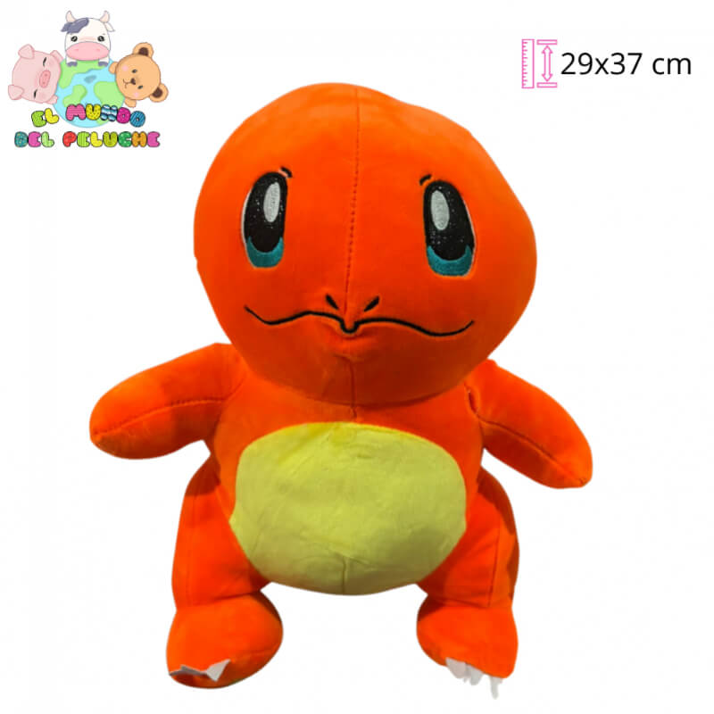 Peluche Charmander #2 Importado | Personaje Pokémon Oficial | 29x37 cm | El Mundo del Peluche
