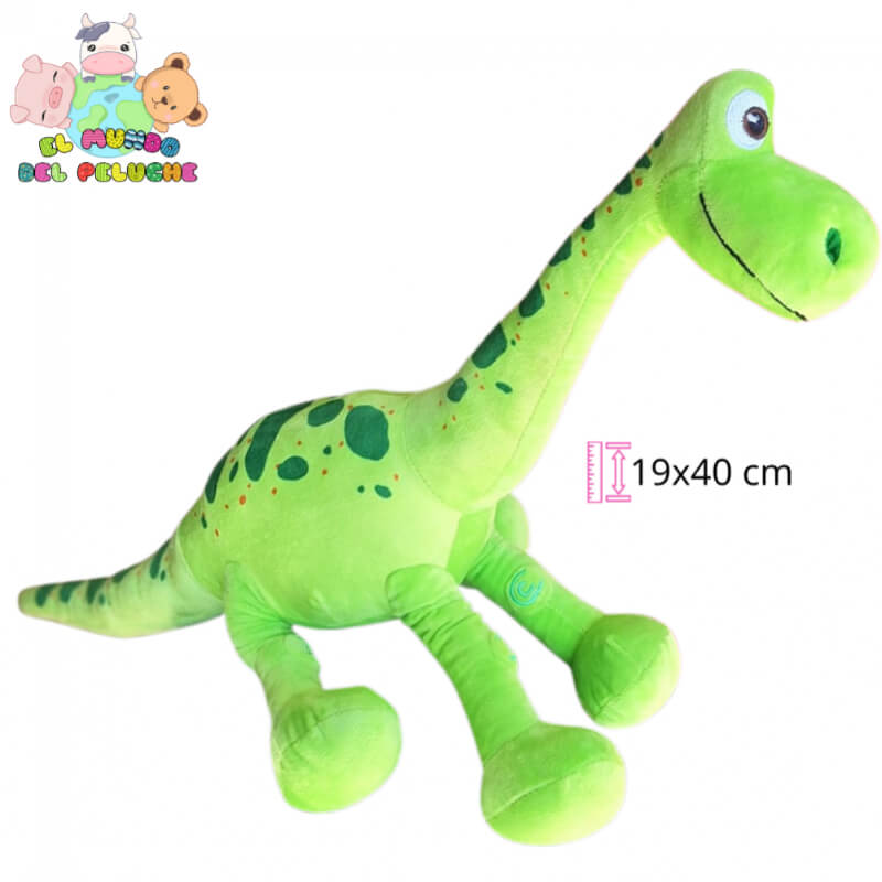 Peluche Dinosaurio Arlo #2 | Verde Premium | 19 x 40 cm | El Mundo del Peluche
