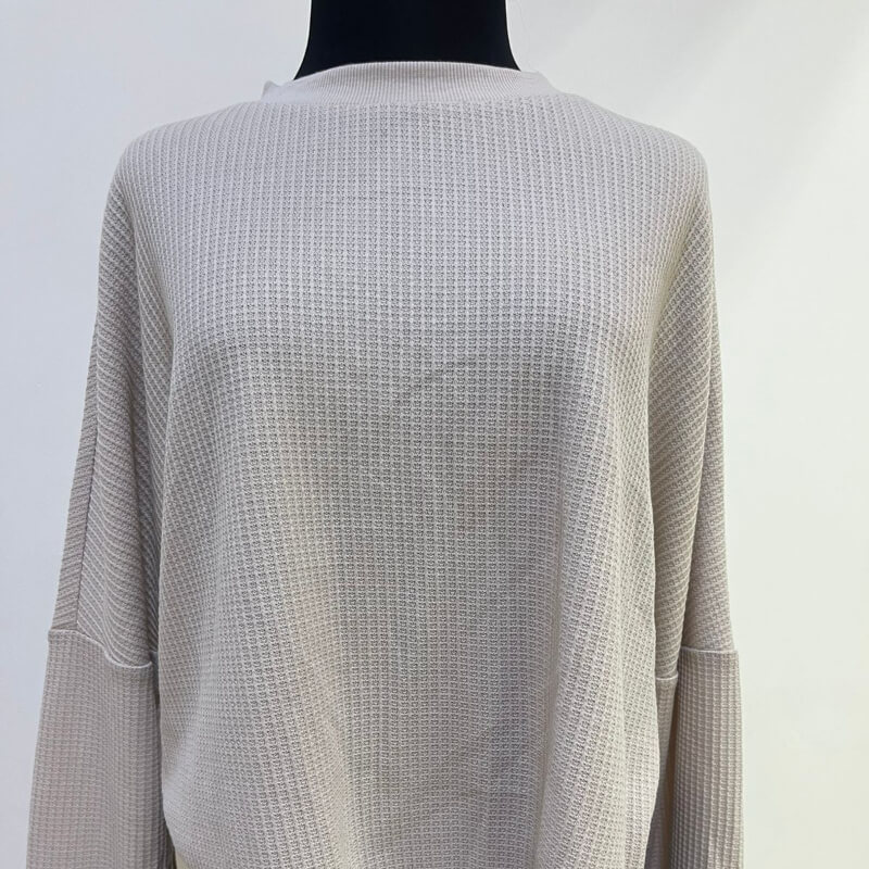 Blusa Gris Talla Grande - Tejido Delgado y Elegante