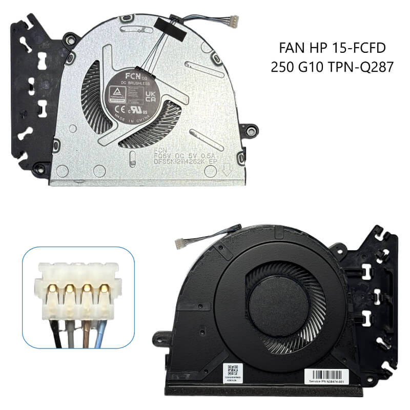 FAN HP 15-FC 15-FD 250 G10 TPN-Q287